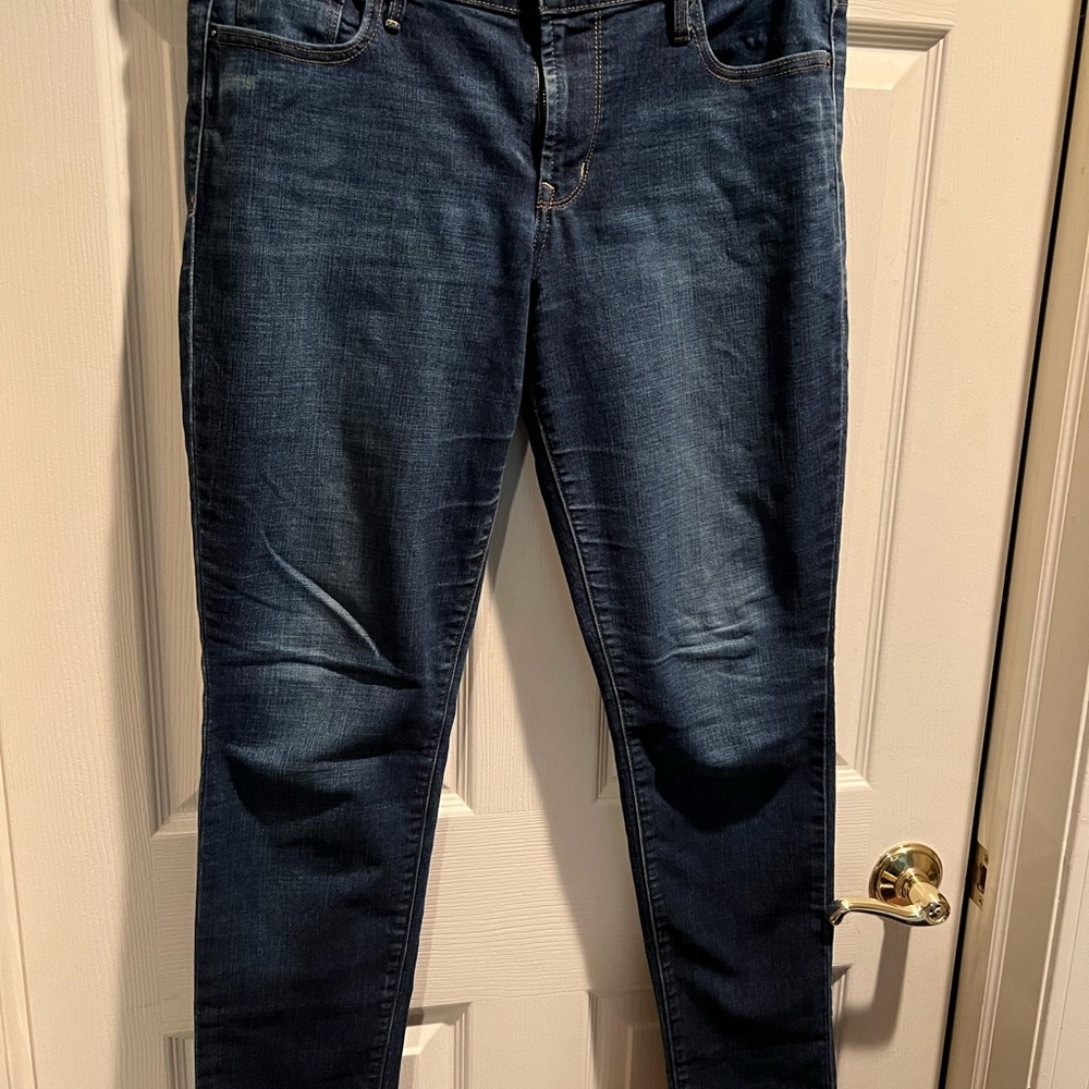 Old Navy Women's Skinny Jeans - Dark Blue